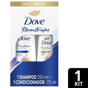 Shampoo 350ml + Condicionador 175ml Dove Reconstrução un