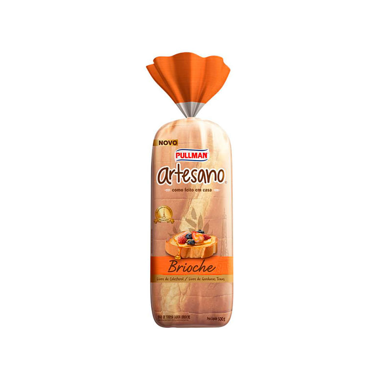 Pão de Forma Pullman Artesano Brioche 500g