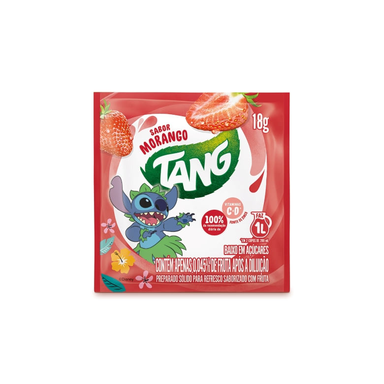 Refresco em Pó Tang Morango 18g - Covabra
