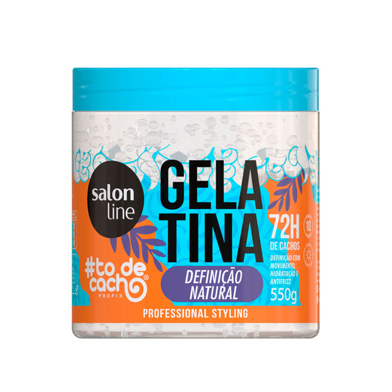 Gel Gelatina Salon Line #Todecacho Super Definição Natural 550gr