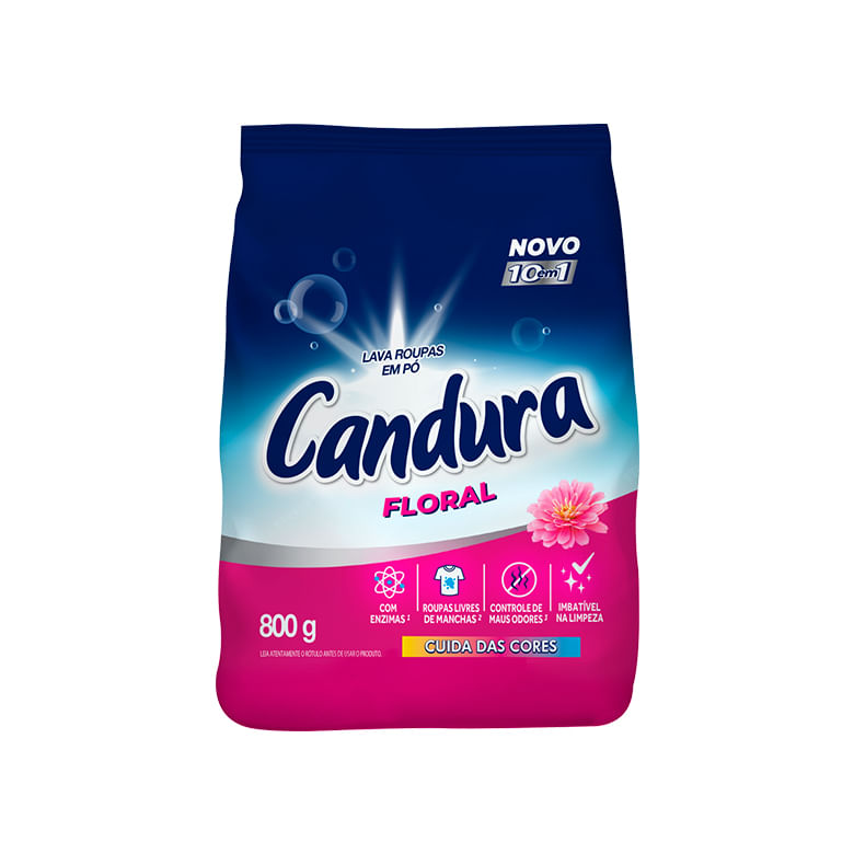 Lava Roupas Pó Candura Floral 800g