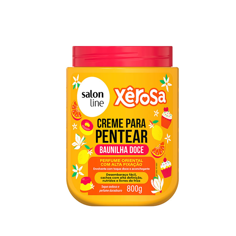 Creme Pentear Salon Line Xêrosa Baunilha Doce 800gr - Covabra