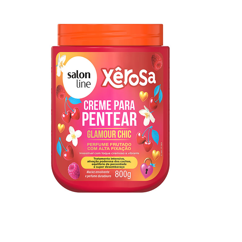 Creme Pentear Salon Line Xêrosa Glamour Chic 800g - Covabra