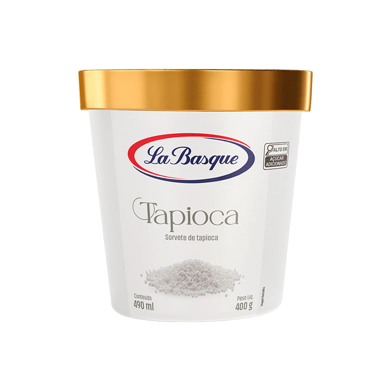 Sorvete La Basque Tapioca 490ml