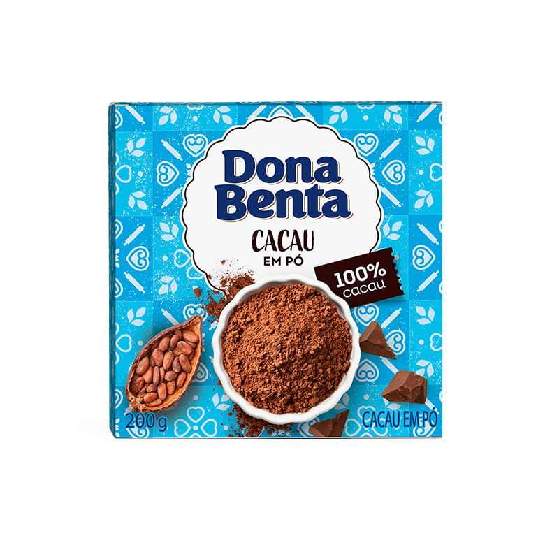 Cacau em Pó Dona Benta 100% Cacau 200g