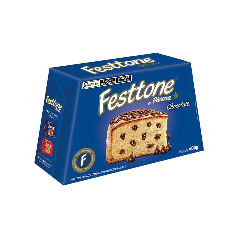 Colomba Pascal Festtone Chocolate Caixeta com 400g