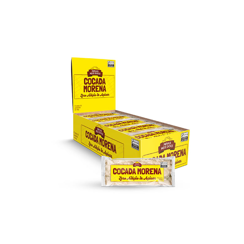 Cocada Morena Minas Meu Doce Zero Açúcar 40g