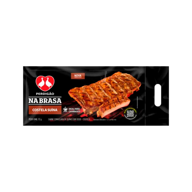 Costela Suína Perdigão Na Brasa 1 Unidade 1,030kg