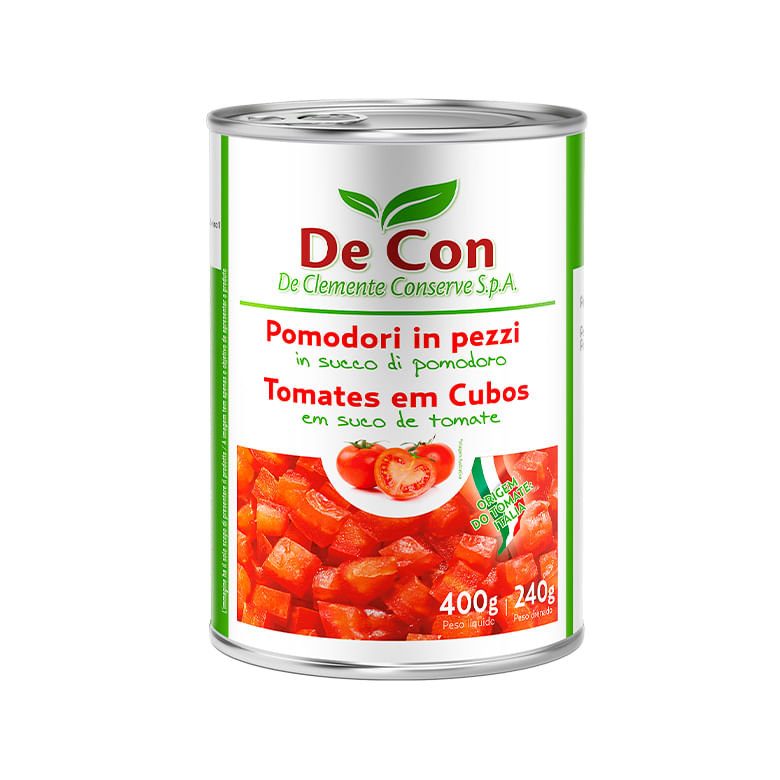 Tomate Pelado de Con Cubos 240g