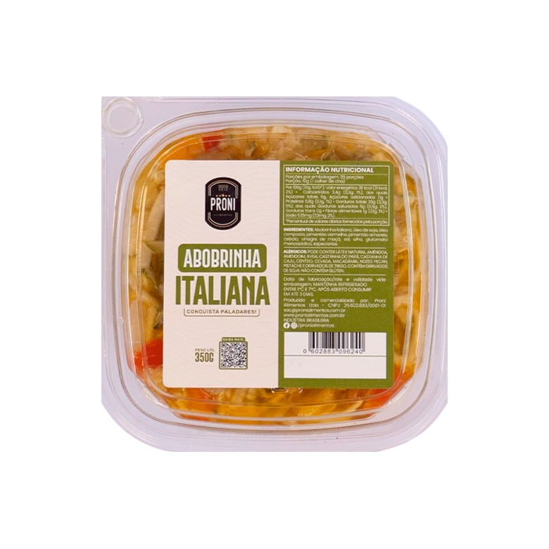 Abobrinha Italiana Proni 350g