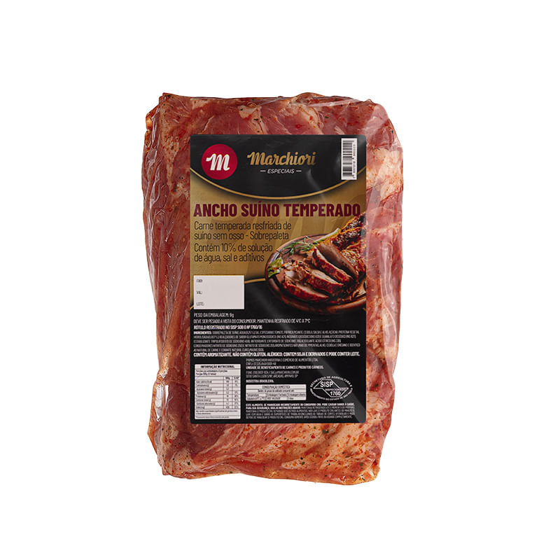 Ancho Suíno Marchiori Temperado Resfriado 810g